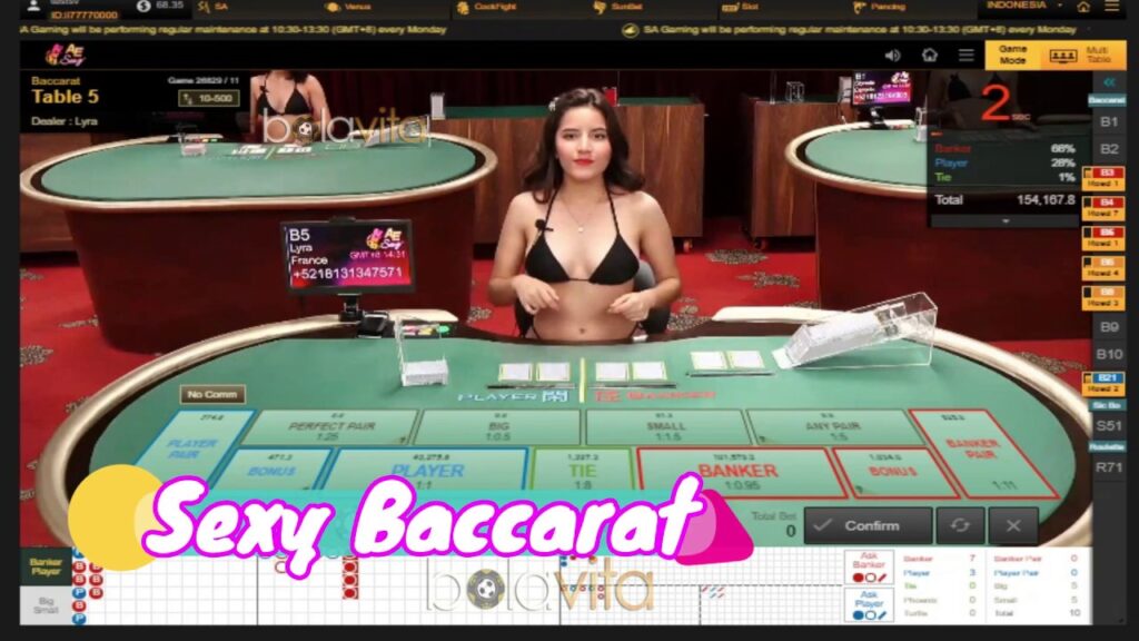 SEXY baccarat - game cược siêu hấp dẫn không nên bỏ lỡ 